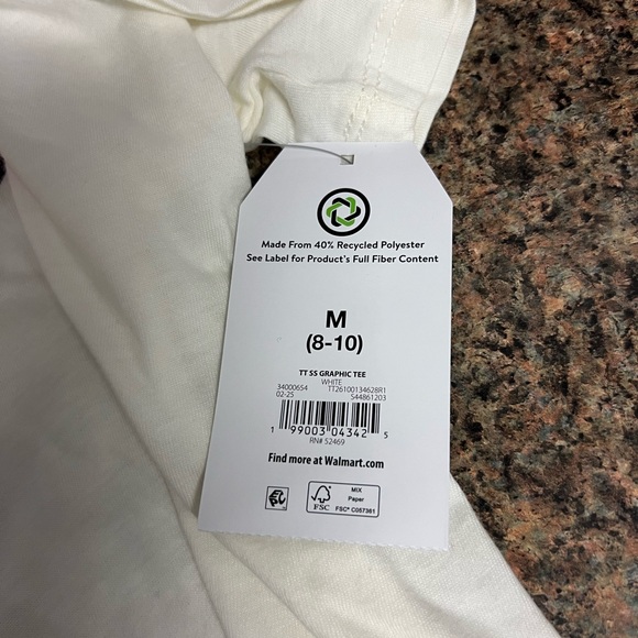 Time and Tru White Rolling Stones Graphic Tee - Picture 4 of 9